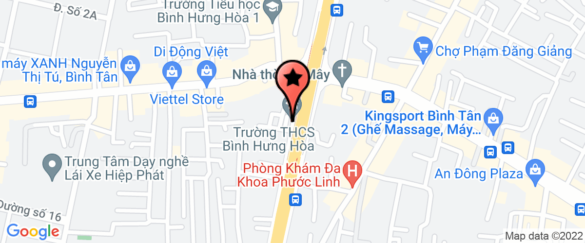 Bản đồ đến địa chỉ Cty TNHH Sản Xuất Thương Mại Dịch Vụ Kim Hoàng Phúc
