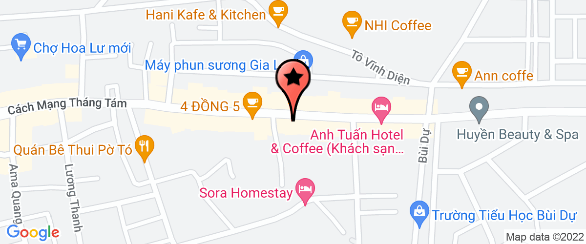 Bản đồ đến địa chỉ Công Ty TNHH Một Thành Viên Thiên Lộc Tourist
