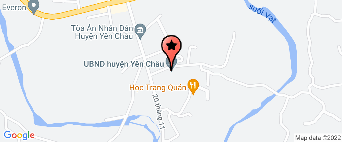 Bản đồ đến địa chỉ Phòng dân tộc huyện Yên Châu