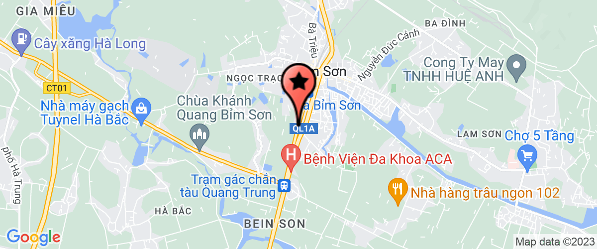 Bản đồ đến địa chỉ Công ty TNHH dịch vụ thương mại Ngân Sơn