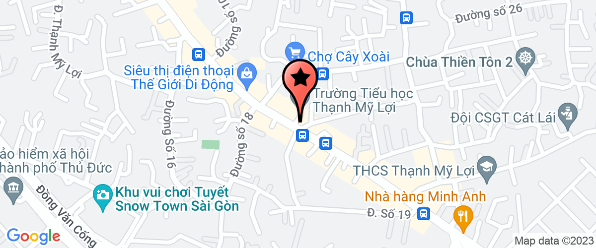 Bản đồ đến địa chỉ Chi Nhánh Công Ty TNHH Một Thành Viên Thực Phẩm Saigon Co.op-Cửa Hàng Co.op Food Cát Lái