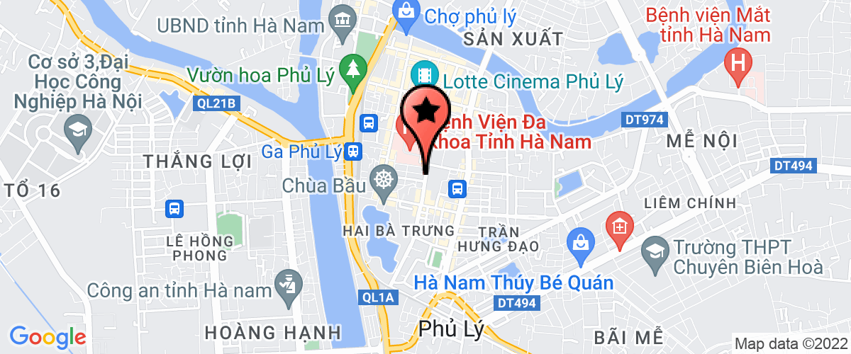 Bản đồ đến địa chỉ Sở Y tế tỉnh Hà Nam