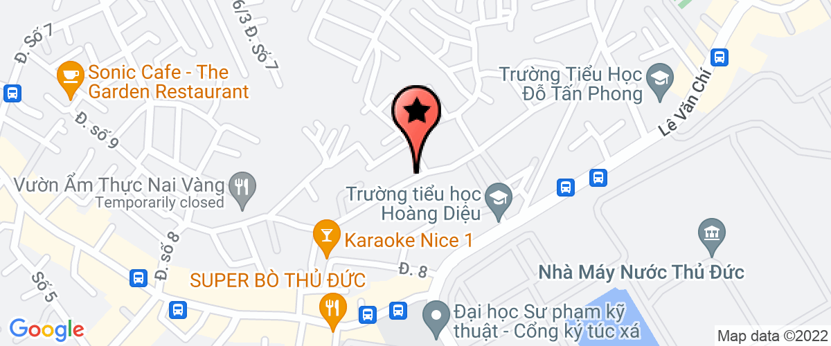 Bản đồ đến địa chỉ Công Ty Trách Nhiệm Hữu Hạn Secco (Việt Nam)