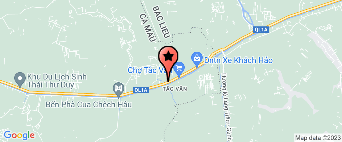 Bản đồ đến địa chỉ UNT xã Tắc Vân Thành phố Cà Mau