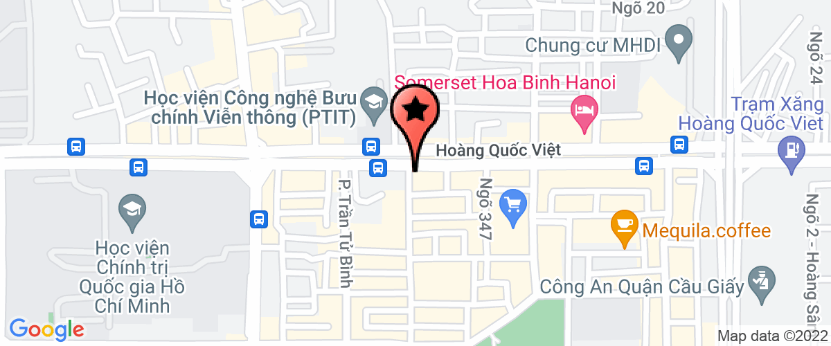 Bản đồ đến địa chỉ Công Ty Cổ Phần Xây Dựng Giao Thông Bản Việt