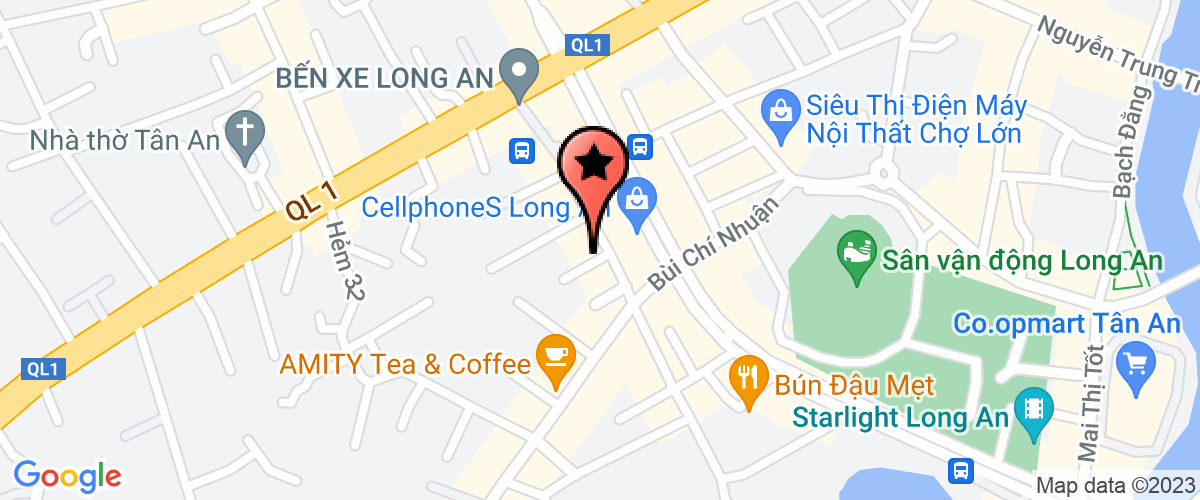 Bản đồ đến địa chỉ Công Ty TNHH Dịch Vụ- Bán Đấu Giá Tài Sản Hoàng Vũ-Chi Nhánh Long An