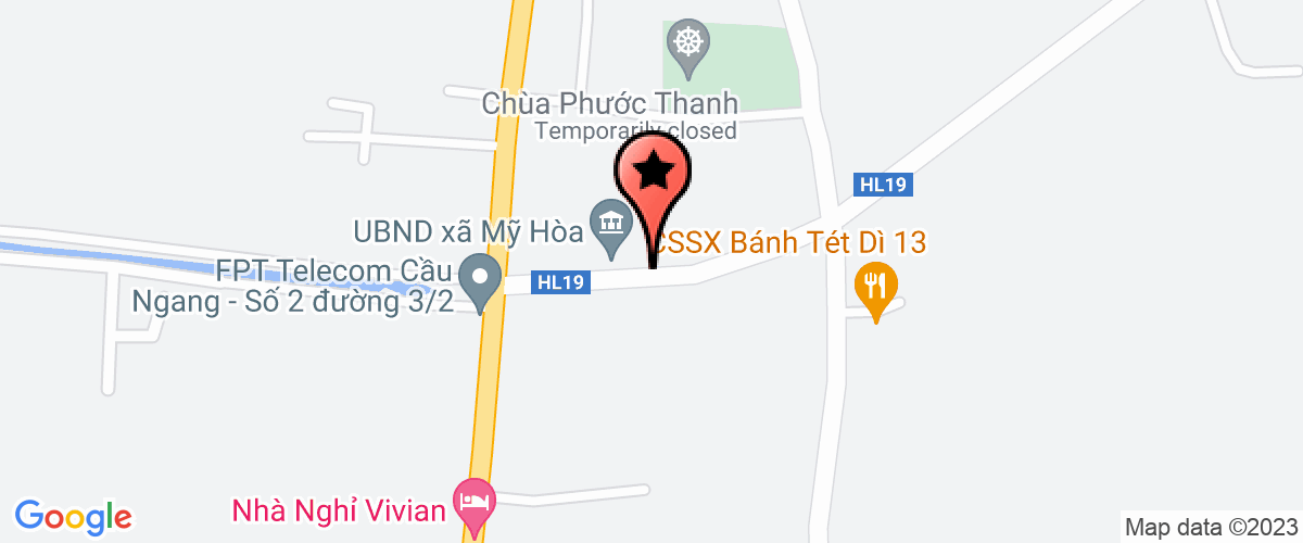 Bản đồ đến địa chỉ Công Ty TNHH Tư Vấn Nuôi Trồng Thủy Sản Hoàng Thiện