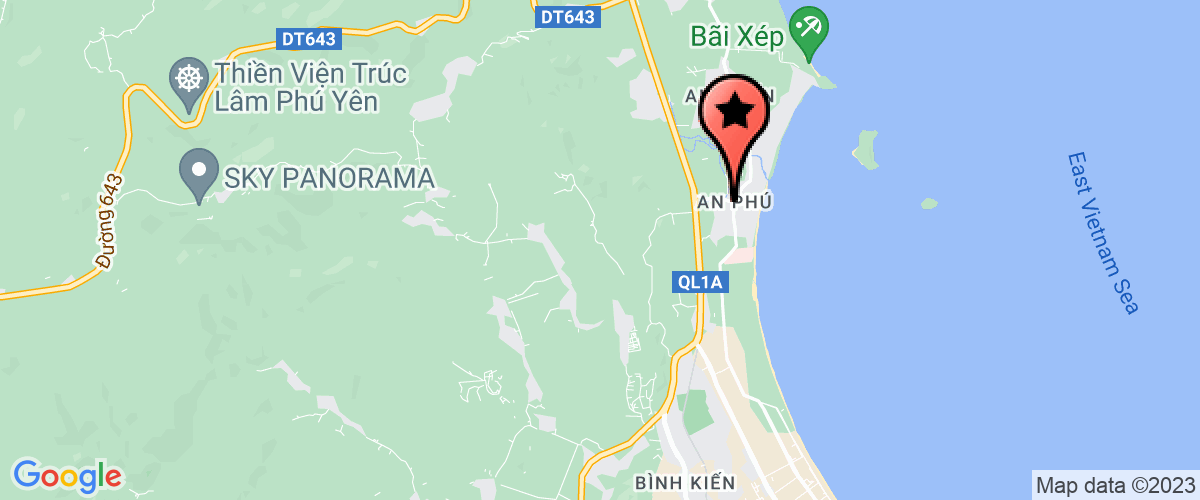 Bản đồ đến địa chỉ Công ty TNHH trồng cây kiểng xuất khẩu Phú Yên