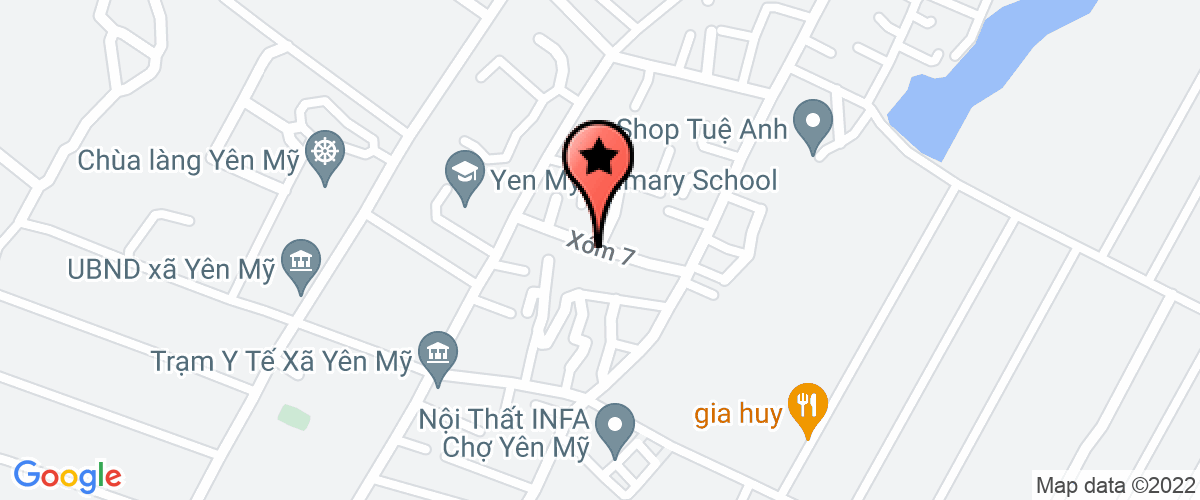 Bản đồ đến địa chỉ Trường tiểu học Yên Mỹ