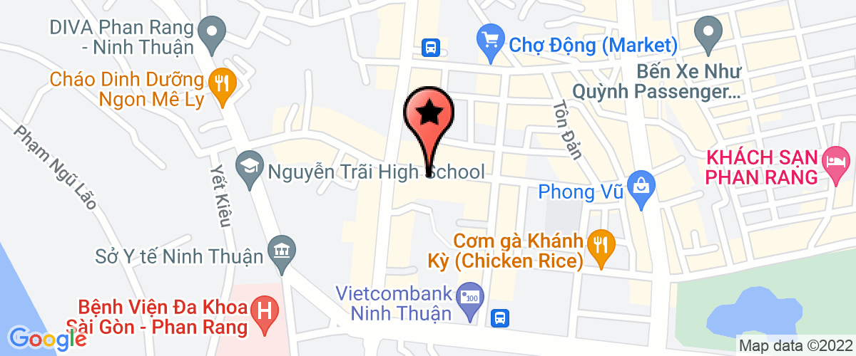 Bản đồ đến địa chỉ Công Ty TNHH Xây Dựng Tổng Hợp Ttn Ninh Thuận