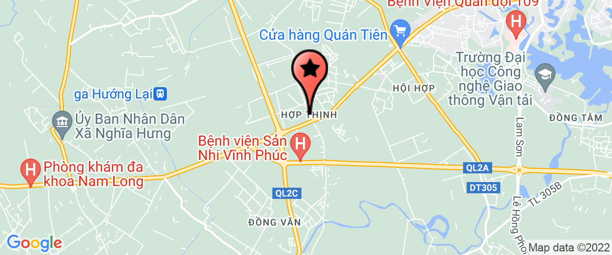 Bản đồ đến địa chỉ UBND xã Hợp Thịnh