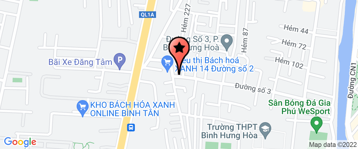 Bản đồ đến địa chỉ Công Ty TNHH Trò Chơi Điện Tử Minh An