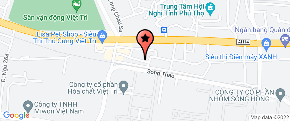 Bản đồ đến địa chỉ Công Ty TNHH Thương Mại Và Dịch Vụ Mạnh Thắng Phú Thọ