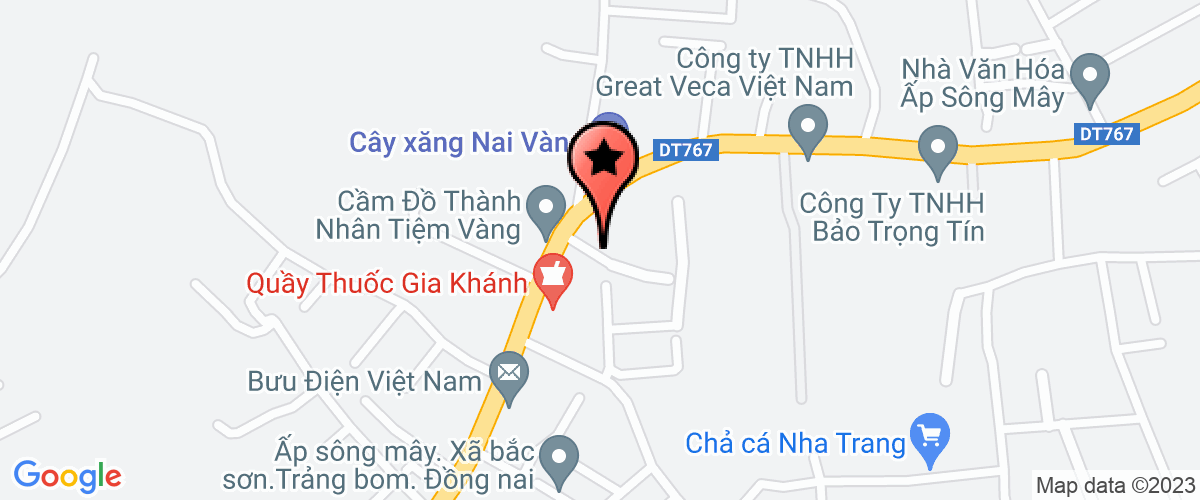 Bản đồ đến địa chỉ Trạm Xăng Dầu Vĩnh An - Công Ty Cổ Phần Xăng Dầu Tín Nghĩa