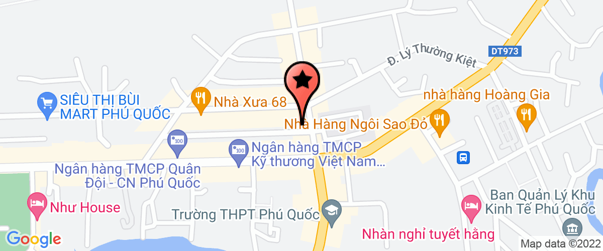 Bản đồ đến địa chỉ Công Ty TNHH Thương Mại Dịch Vụ Nhất Minh Phú Quốc