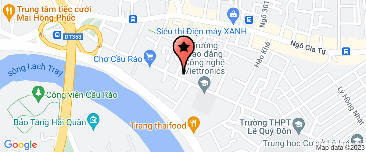 Bản đồ đến địa chỉ Công ty trách nhiệm hữu hạn tin học và viễn thông Quang Huy