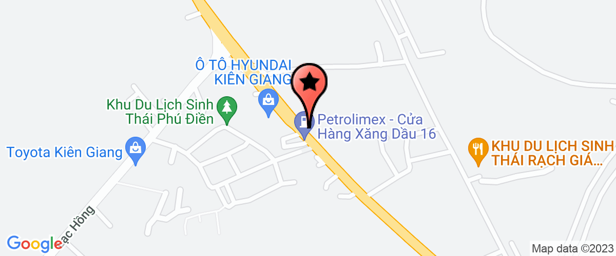 Bản đồ đến địa chỉ Công Ty Cổ Phần Ô Tô Sao Tây Nam - Chi Nhánh Kiên Giang