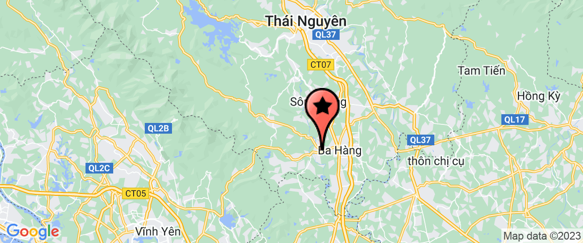 Bản đồ đến địa chỉ Công ty cổ phần công thương Thái Nguyên