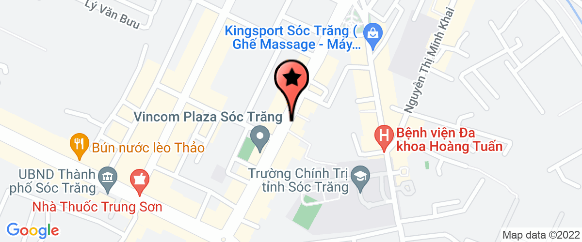 Bản đồ đến địa chỉ Ngân Hàng Thương Mại Cổ Phần Việt Nam Thương Tín - Chi Nhánh Sóc Trăng