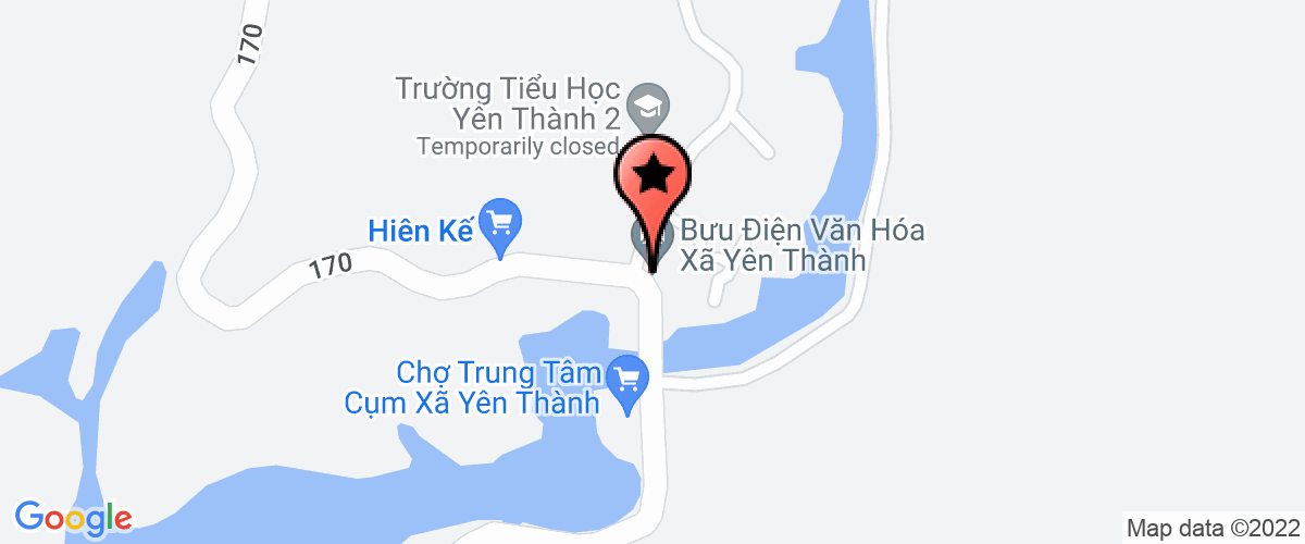 Bản đồ đến địa chỉ Trường THCS xã Yên Thành