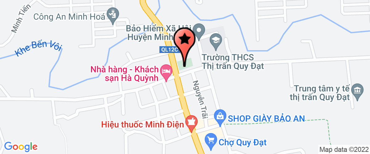Bản đồ đến địa chỉ Bệnh Viện Đa Khoa Minh Hoá