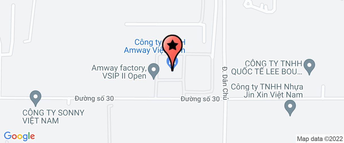 Bản đồ đến địa chỉ Chi Nhánh Công ty TNHH AMWAY Việt Nam Tại Tỉnh Bình Dương