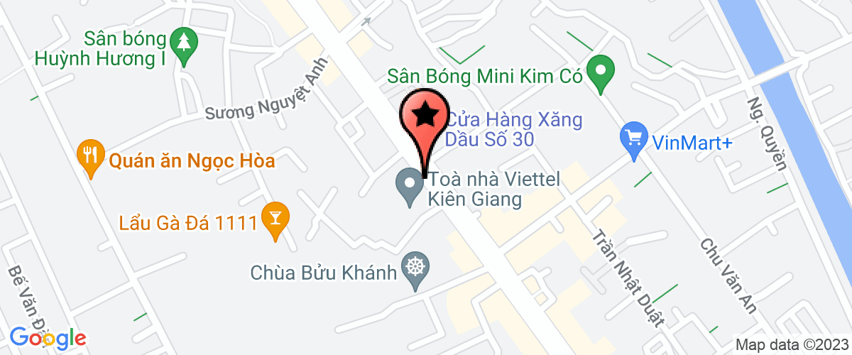 Bản đồ đến địa chỉ Chi Nhánh Công Ty TNHH 01tv Thương Mại Dịch Vụ Kiên Giang - Cửa Hàng Vật Liệu Xây Dựng