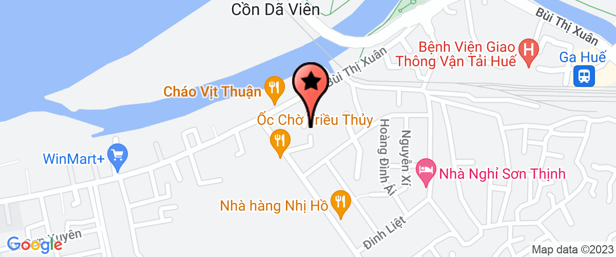 Bản đồ đến địa chỉ Xí nghiệp Vận tải Đường Sắt Quảng Trị-Thừa Thiên Công ty  vận tải hành khách đường sắt Hà Nội