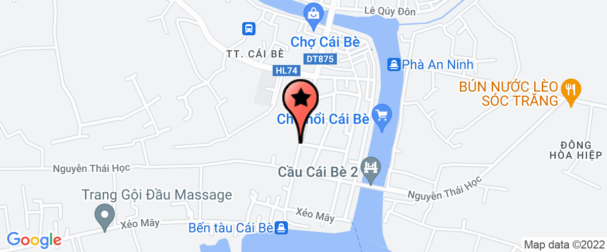 Bản đồ đến địa chỉ Công Ty TNHH Một Thành Viên Du Lịch Mekong Tour Cái Bè