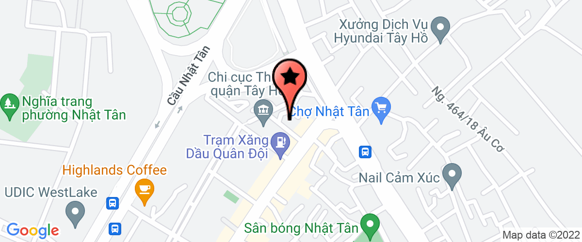 Bản đồ đến địa chỉ Công Ty TNHH Phú Thượng Tây Hồ