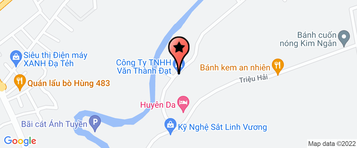 Bản đồ đến địa chỉ Công Ty TNHH Văn Thành Đạt