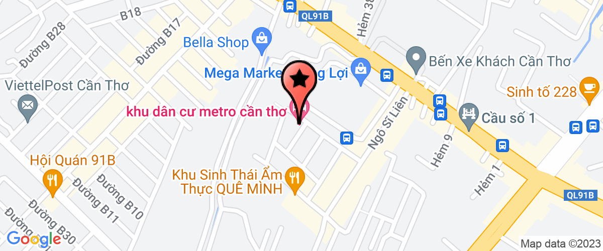 Bản đồ đến địa chỉ Công Ty TNHH Kiến Trúc Xây Dựng Nội Thất Thế Minh