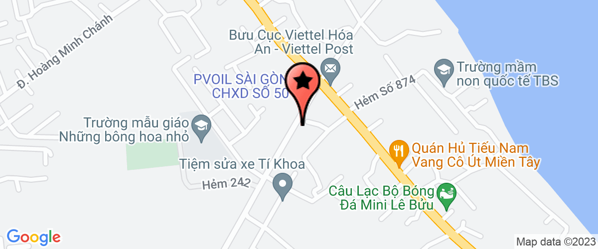 Bản đồ đến địa chỉ Công Ty TNHH Sản Xuất Vật Liệu Xanh Miền Nam