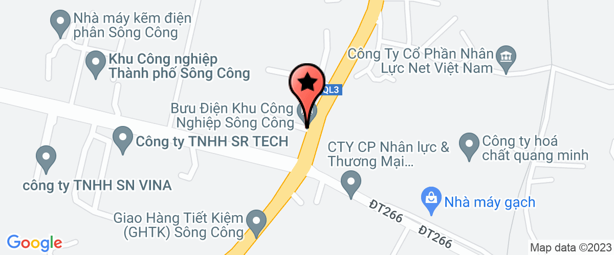 Bản đồ đến địa chỉ Công Ty TNHH Luyện Thép Sông Công