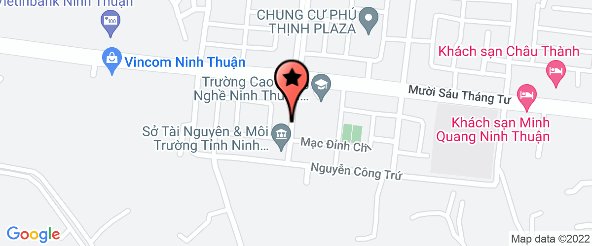 Bản đồ đến địa chỉ Trung tâm quy hoạch Kiểm Định chất lượng xây dựng Ninh Thuận