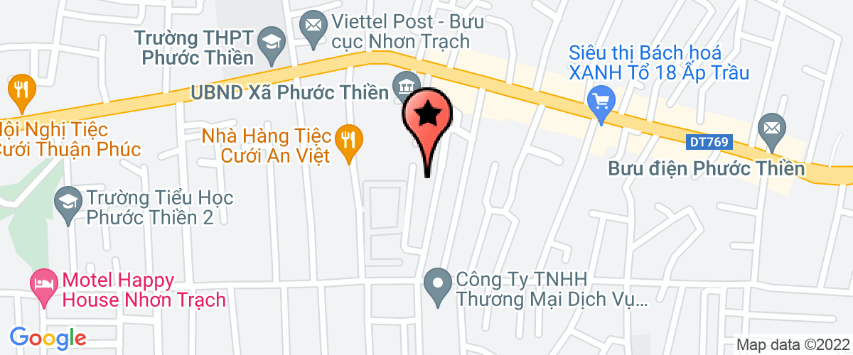 Bản đồ đến địa chỉ Công Ty TNHH Thương Mại - Dịch Vụ Công Nghệ Phát Sáng