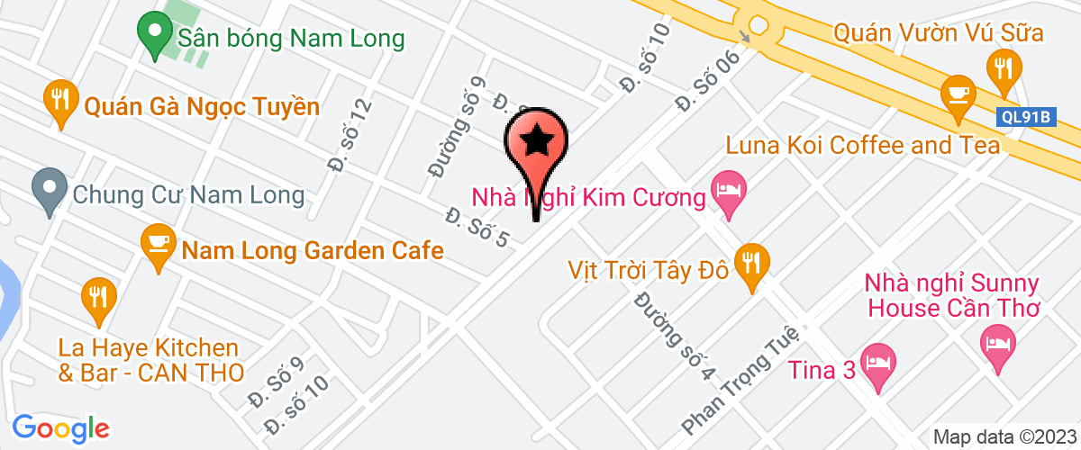 Bản đồ đến địa chỉ Chi Nhánh Công Ty Cổ Phần Pymepharco Tại Thành Phố Cần Thơ