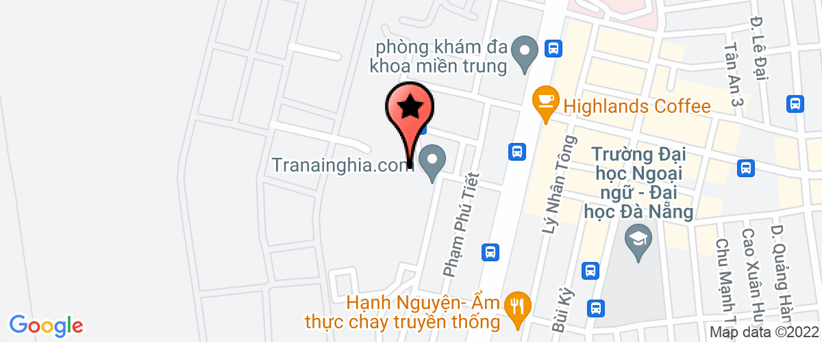 Bản đồ đến địa chỉ Công Ty Trách Nhiệm Hữu Hạn Dịch Thuật Da Na Ci