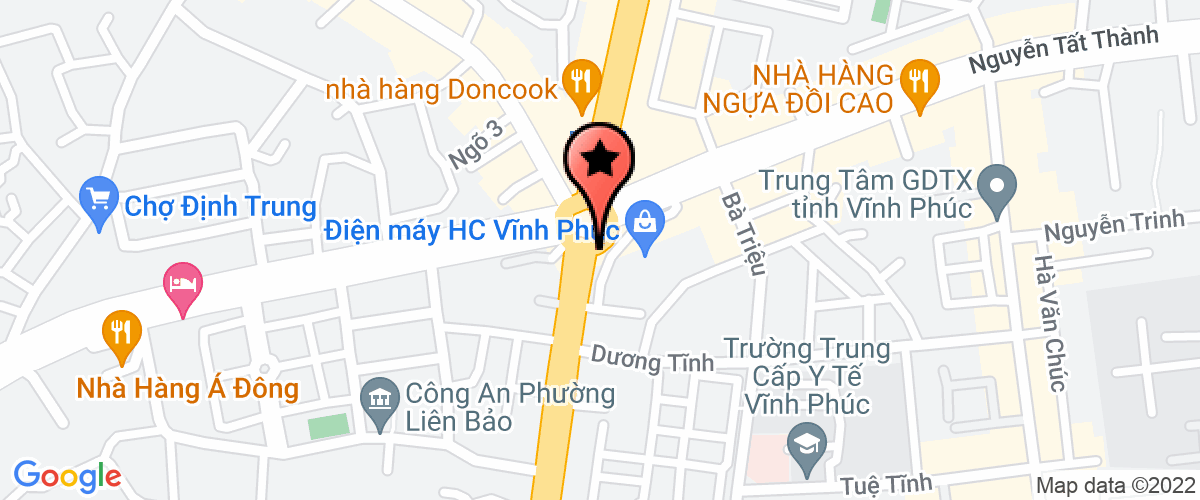 Bản đồ đến địa chỉ Công Ty TNHH Một Thành Viên Bảo Ngân Vĩnh Phúc