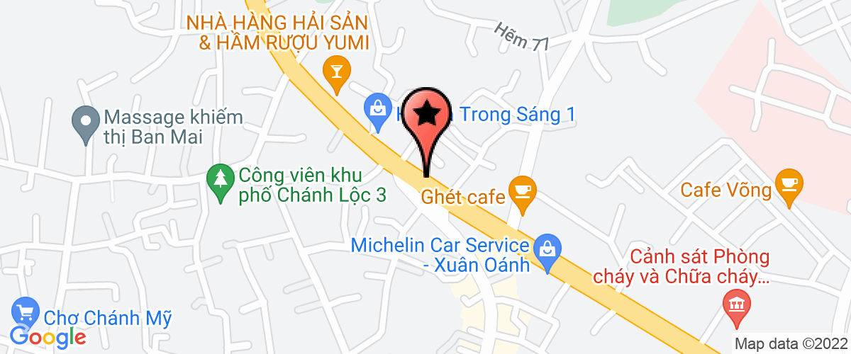 Bản đồ đến địa chỉ Công Ty TNHH Một Thành Viên Tm - Dv Nam Sao Việt