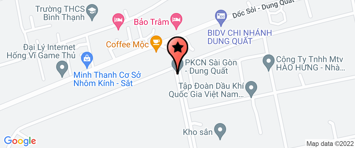 Bản đồ đến địa chỉ Công Ty TNHH Một Thành Viên Hoàng Sơn Seafood