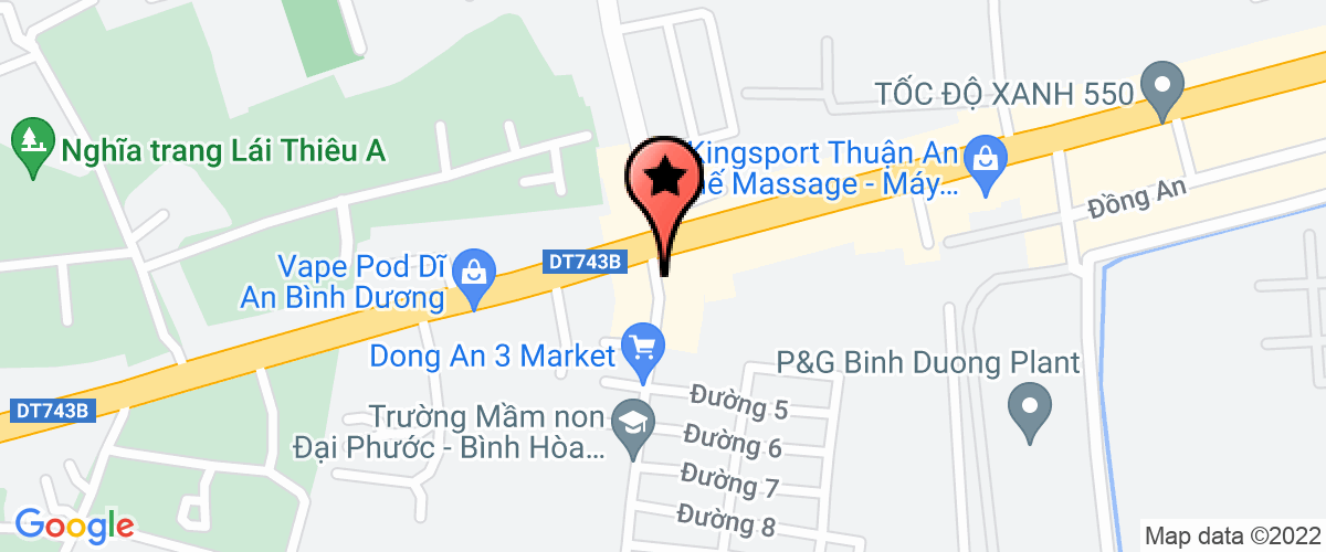 Bản đồ đến địa chỉ Công Ty TNHH Một Thành Viên Suất ăn Công Nghiệp Đức Phú