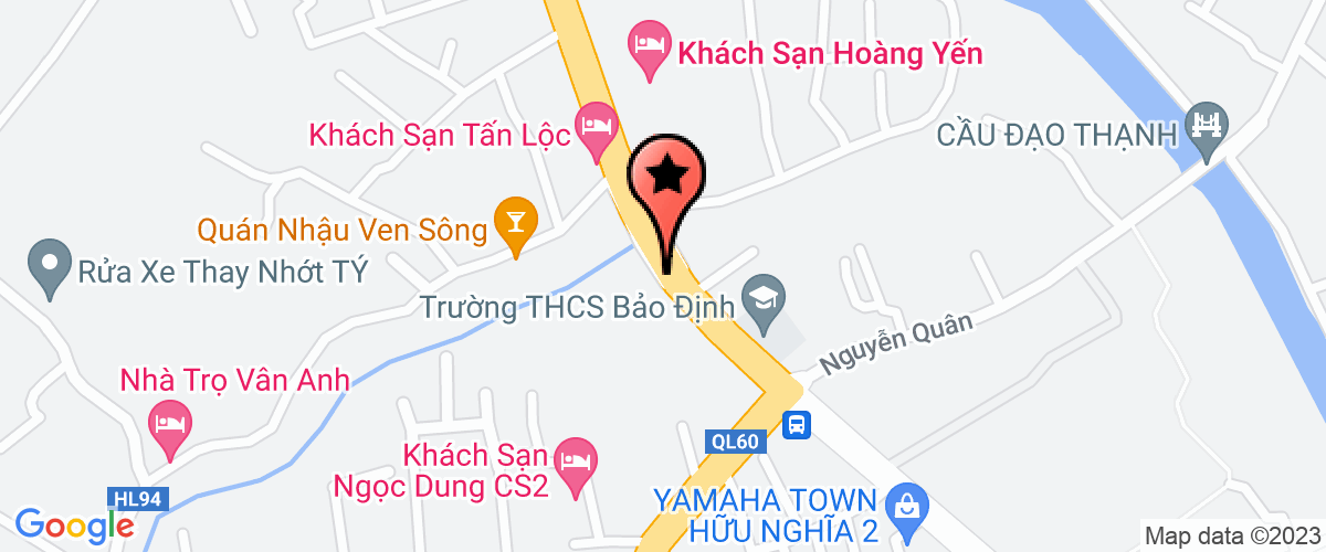 Bản đồ đến địa chỉ Chi Nhánh 3 Công Ty Trách Nhiệm Hữu Hạn Vàng Bạc Đá Quý Ngọc Hải (Hiệu Ngọc Thẫm 2)