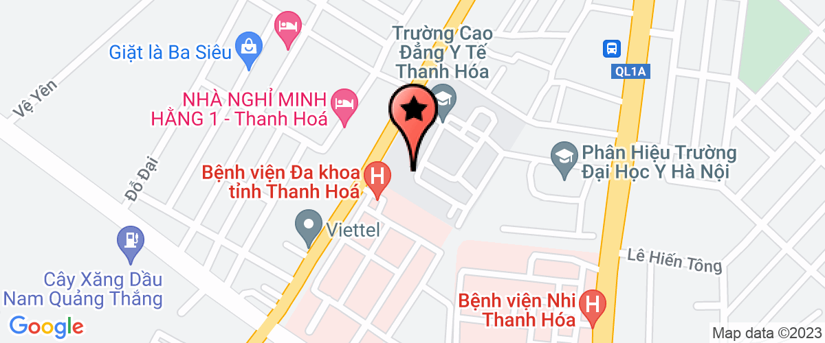 Bản đồ đến địa chỉ Văn Phòng Đại Diện Công Ty Cổ Phần Dịch Vụ Phân Tích Di Truyền Tại Thanh Hóa