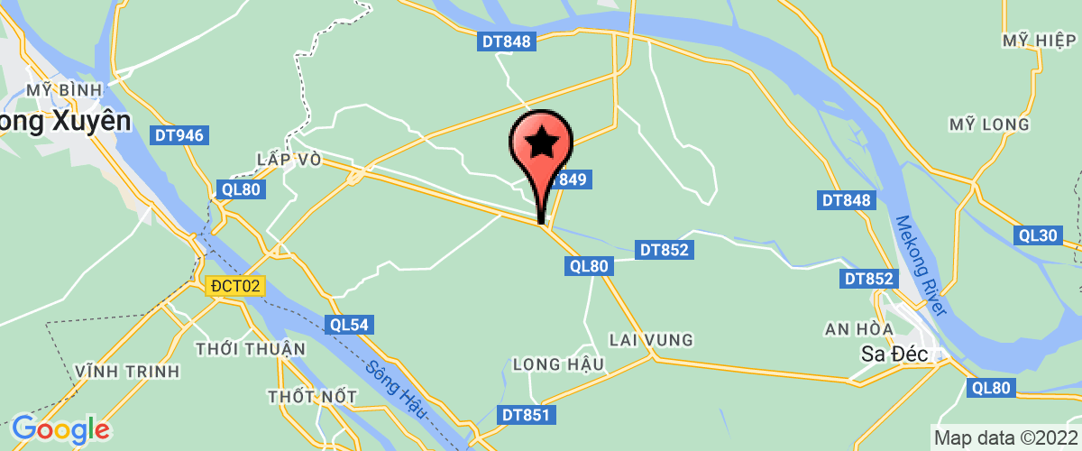 Bản đồ đến địa chỉ Hội Đông Y Huyện Lấp Vò