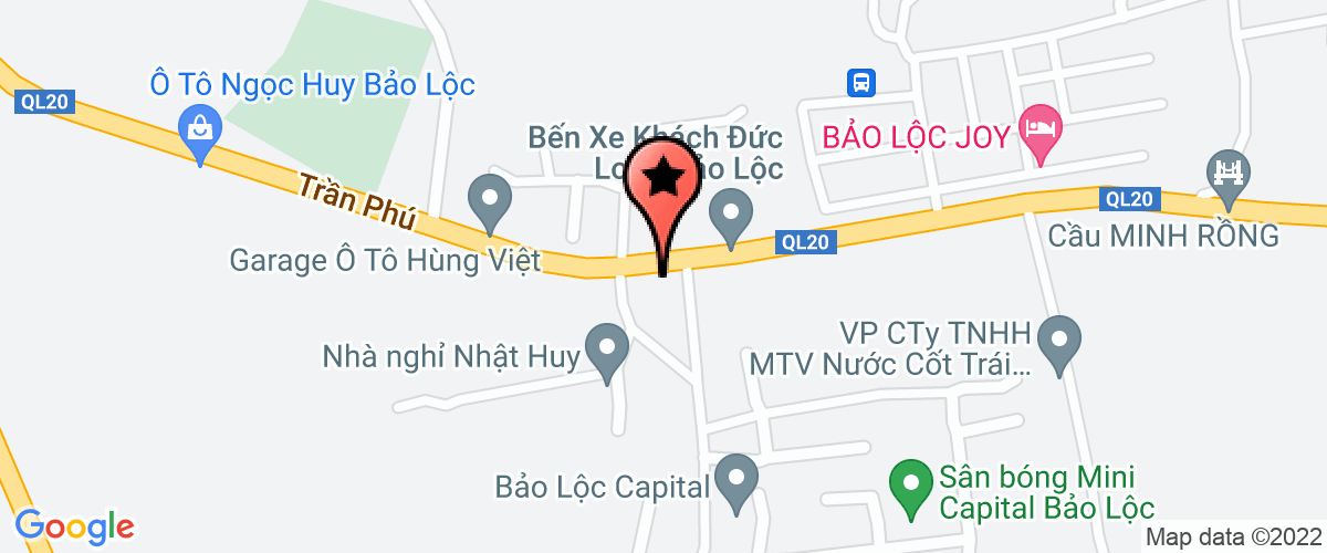 Bản đồ đến địa chỉ Công Ty Trách Nhiệm Hữu Hạn Thương Mại Và Dịch Vụ Thành Nam Bảo Lộc