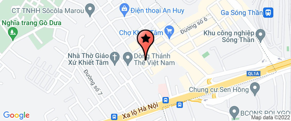 Bản đồ đến địa chỉ Công Ty TNHH Một Thành Viên Thương Mại Dịch Vụ Sơn Trang Anh