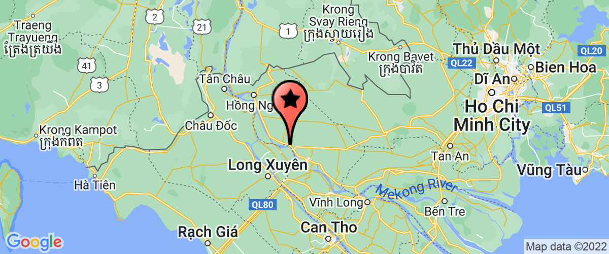 Bản đồ đến địa chỉ Công Ty CP Sản Xuất Nhựa Và Chế Biến Nông Sản Thực Phẩm Việt Tân