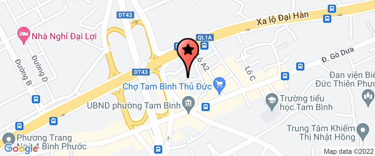 Bản đồ đến địa chỉ Công Ty TNHH Một Thành Viên Xây Dựng Bình Sơn Phát