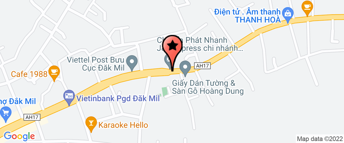 Bản đồ đến địa chỉ Công ty cổ phần khai thác Đá Opan - Canxedoan Đăk Mil